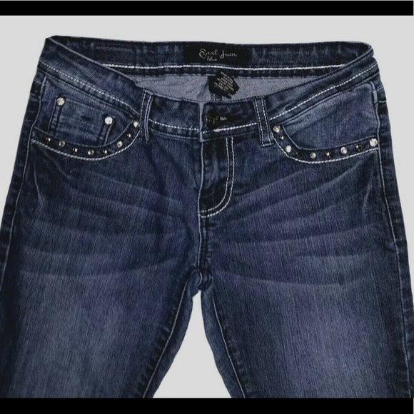 Earl Jeans Woman’s Skinny Blue Jeans Size 3 - Picture 2 of 10